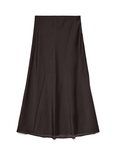 Vero Moda Elena High Waist Skirt - Chocolate Torte