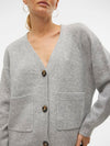 Vero Moda Boom Long Sleeve V Neck Button Cardigan