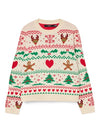 Vero Moda New Christmas Stuff Long Sleeve O Neck Pullover - Birch