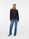 Vero Moda Fatilda Long Sleeve Sweatshirt - Black