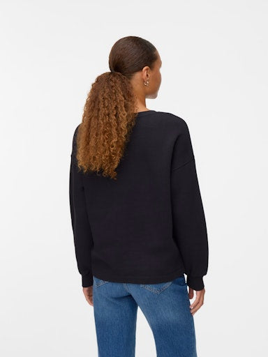 Vero Moda Fatilda Long Sleeve Sweatshirt - Black