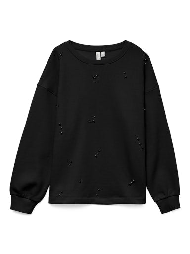 Vero Moda Fatilda Long Sleeve Sweatshirt - Black
