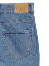 Noisy May Yolanda Wide Leg Jeans - Medium Blue Denim