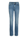 Vero Moda Flash Mid Rise Stright Jeans -Medium Blue Denim