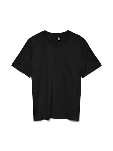 Vero Moda Paulina Short Sleeve T Shirt - Black