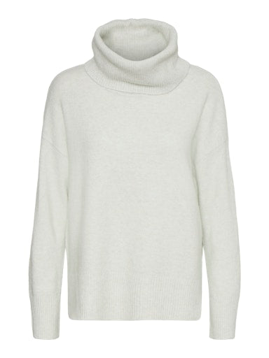 Vero Moda Doffy Long Sleeve Cowlneck Blouse - Birch