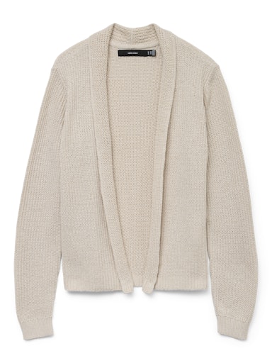 Vero Moda Lux Long Sleeve Open Cardigan - Oatmeal