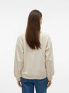 Vero Moda Clora Long Sleeve O Neck Sweat - Birch