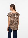 Vero Moda Sallie Short Sleeve Top -  Sandshell/Betty