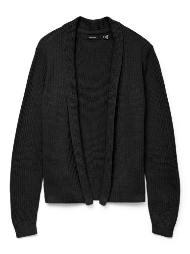 Vero Moda Lux Long Sleeve Open Cardigan - Black