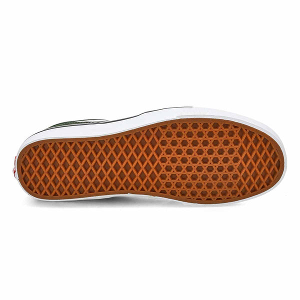 Vans Brooklyn LS Suede/Canvas Trainers - Dried Kelp