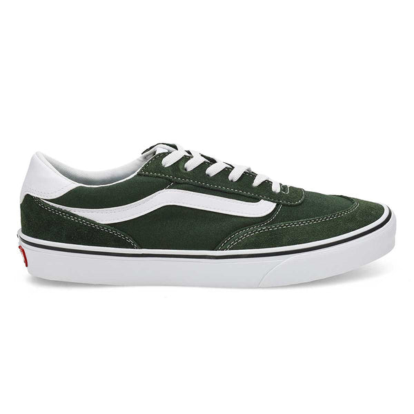 Vans Brooklyn LS Suede/Canvas Trainers - Dried Kelp