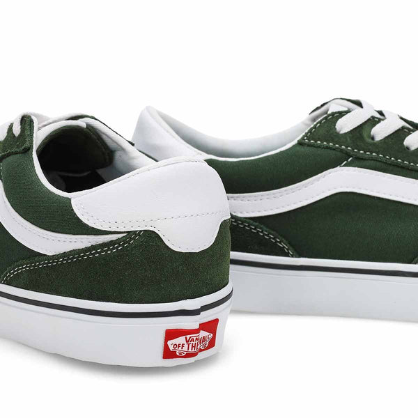 Vans Brooklyn LS Suede/Canvas Trainers - Dried Kelp