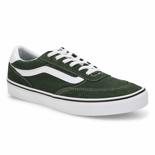 Vans Brooklyn LS Suede/Canvas Trainers - Dried Kelp