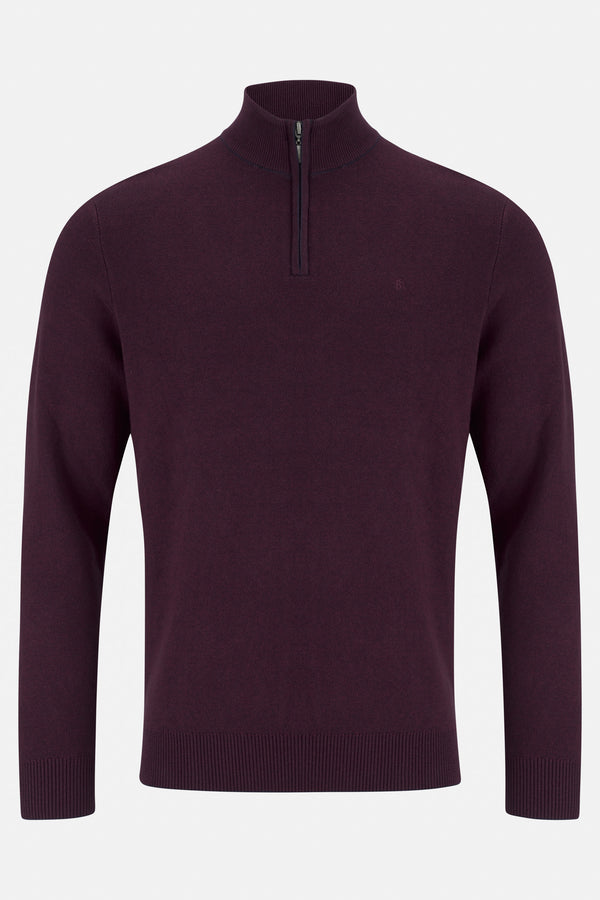 Benetti 1/4 Zip Verona - Bordo