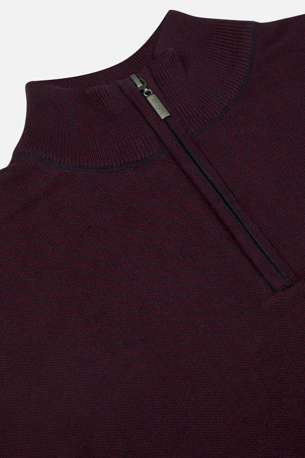 Benetti 1/4 Zip Verona - Bordo