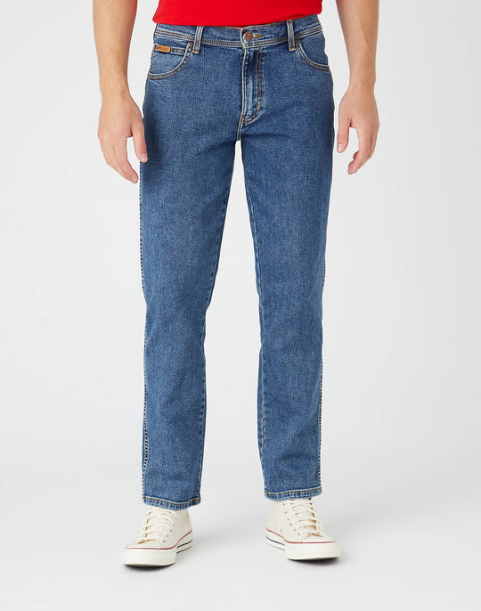 Wrangler Texas Straight Jeans - Stonewash