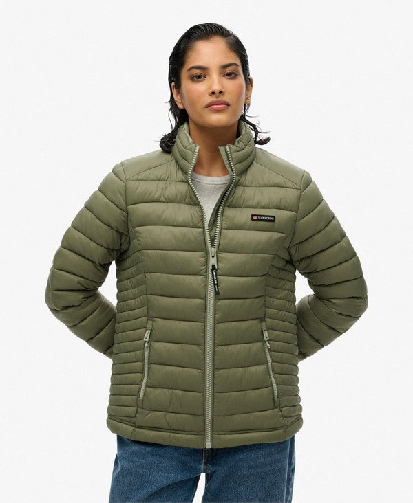 Superdry Fuji Padded Jacket - Dusty Olive Green