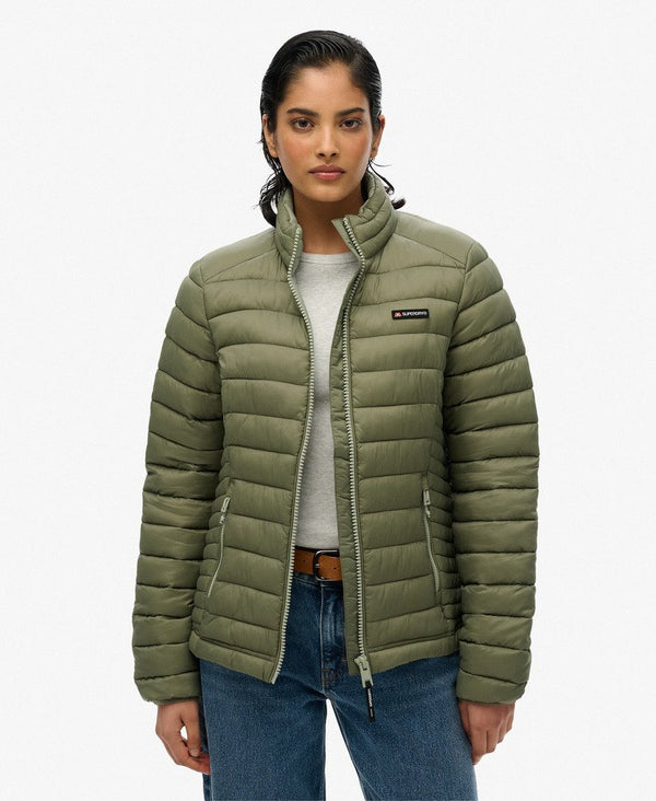 Superdry Fuji Padded Jacket - Dusty Olive Green