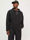 Jack & Jones Roxbury Teddy Sweat High Neck - Black