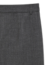 Vero Moda Texas Mid Waist Straight Pant - Dark Grey Melange