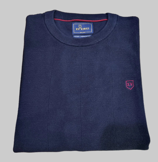 Tommy Bowe XV Kings Tarleton Crew Neck - Classic Navy