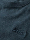 Superdry Vintage Logo Emb Tee - Teal Blue Marl
