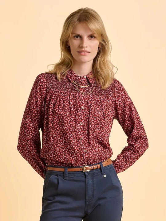 Brakeburn Sabine Blouse - Red