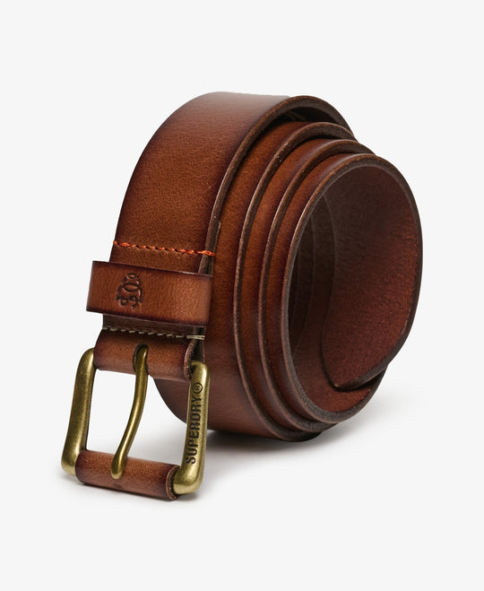 Superdry Classic Leather Belt - Tan