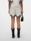 Vero Moda Diana High Waist Shorts - Snow White