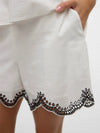 Vero Moda Diana High Waist Shorts - Snow White