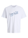 Jack & Jones Fusion Big Branding Tee - Bright White/Print