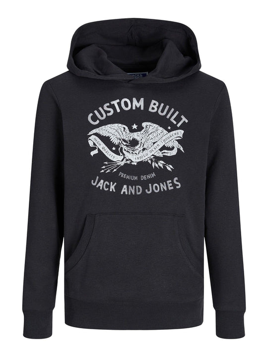 Jack & Jones Boys Onne Sweat Hood - Black