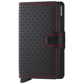 Secrid Miniwallet MPf Perforated - Black-Red
