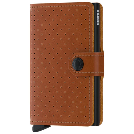Secrid Wallet Miniwallet MPF Perforated Cognac