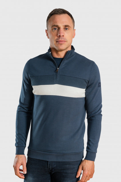 Tommy Bowe XV Kings Anthem 1/4 Zip - Ocean Break