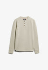 Superdry Merchant Grandad Top - Heritage Grey Grindle