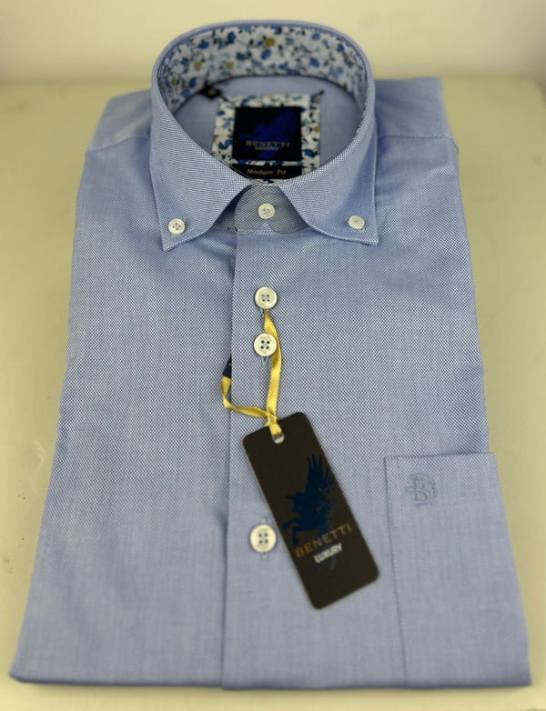 Benetti Oxford Shirt - Sky [Size M]