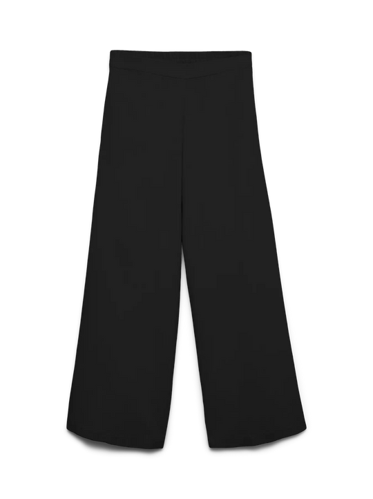 Vero Moda Aware Lisa Mid Waist Loose Pants - Black