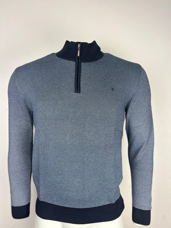 Benetti Milan 1/4 Zip - Sky