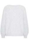 B.Young V Neck Jumper - Marshmallow Melange