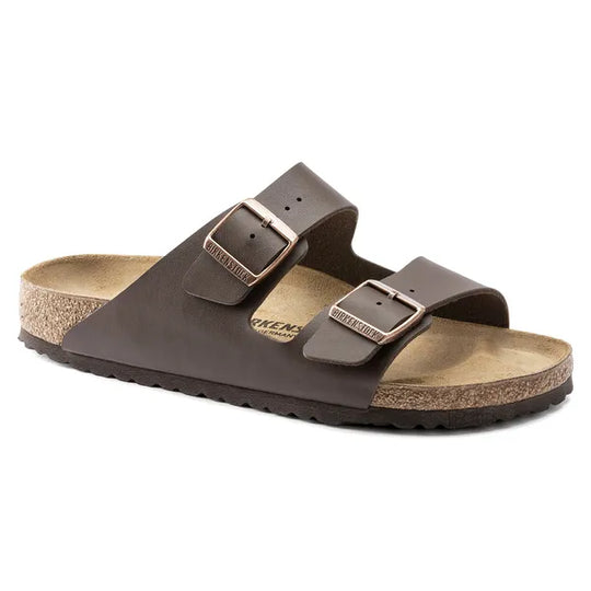 Birkenstock Arizona Birko Flor - Dark Brown 0051703