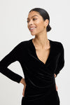 B.Young Perlina Wrap Dress - Black