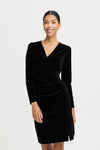 B.Young Perlina Wrap Dress - Black