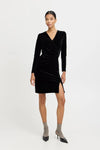 B.Young Perlina Wrap Dress - Black