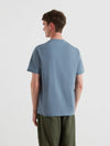 Farah Danny Regular Short Sleeve Tee - Chalk Blue
