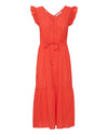 B.Young Lanie Sleeveless Midi Dress - Flame Scarlet [Size 36]