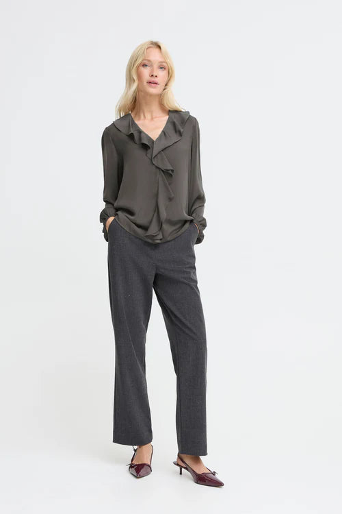 B.young Igomi Blouse - Asphalt