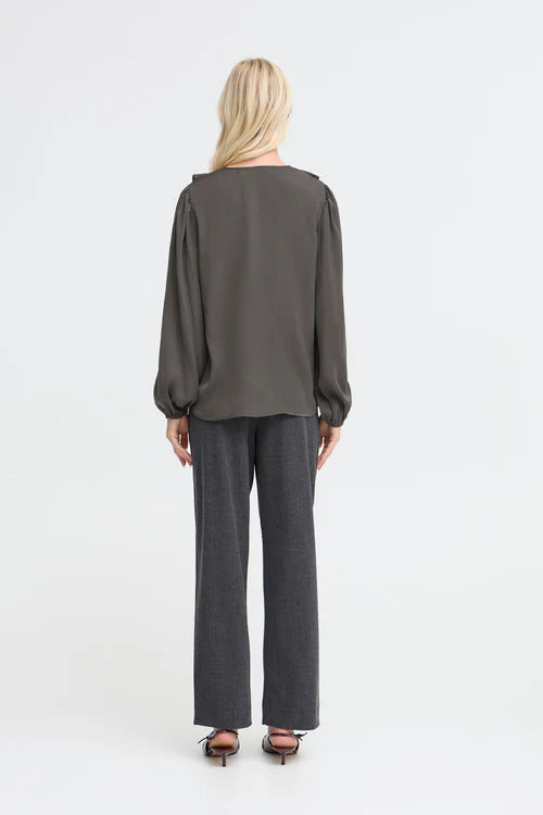 B.young Igomi Blouse - Asphalt