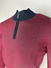 Benetti Milan 1/4 Zip - Bordo [Size M]